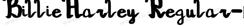BillieHarley Regular字体转换